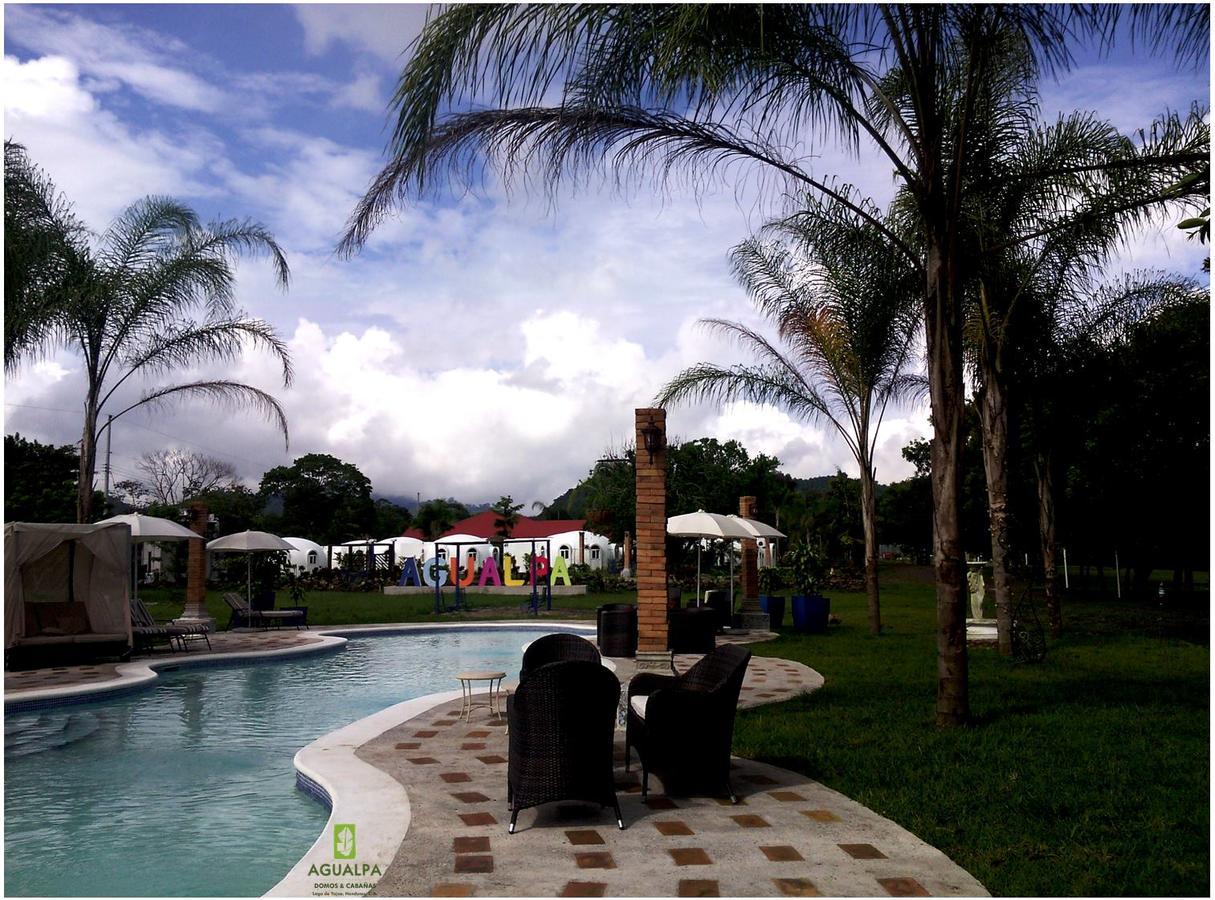 Agualpa Domos & Cabanas Hotel Pena Blanca Exterior foto